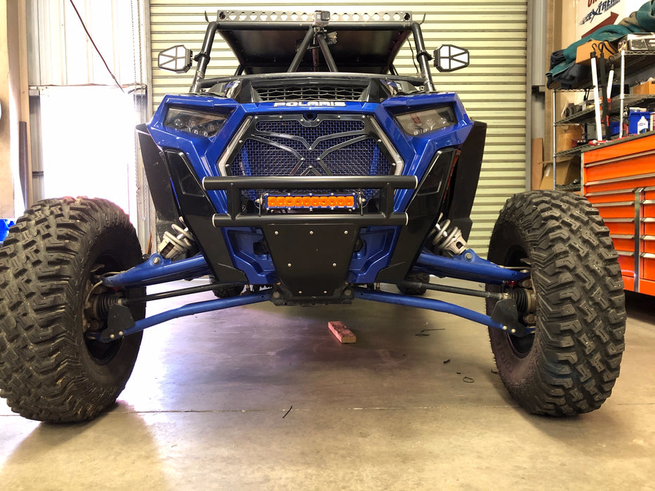 Polaris RZR Turbo S 4 - Extreme Chromoly Dual Tube Front Bumper Upgrade