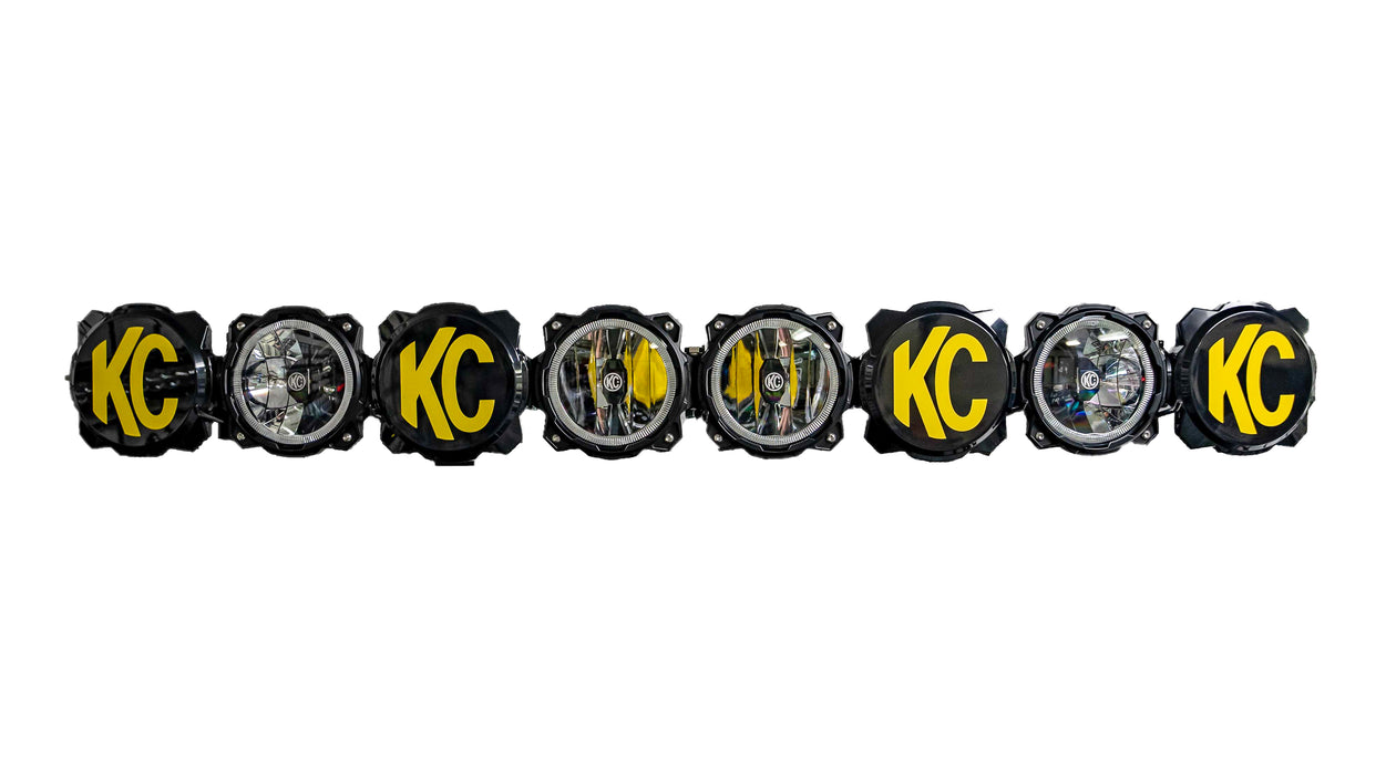 KC Lights - 50" Pro6 Gravity® Led - 8-light - Curved Light Bar System - 160w Combo Beam