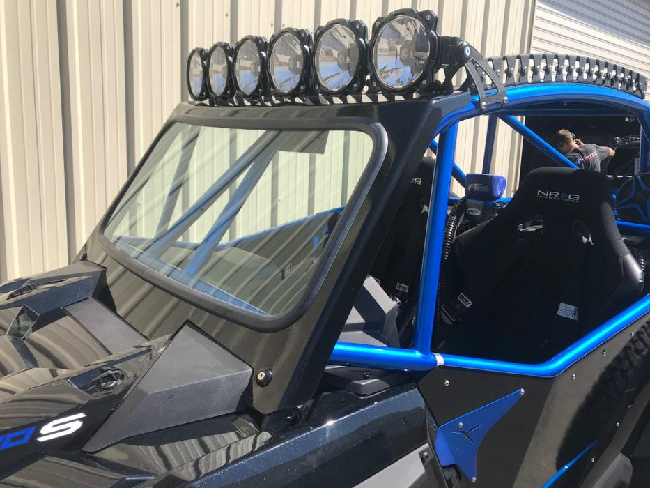 Polaris RZR Turbo S / S4 - Extreme Curved Windshield Kit