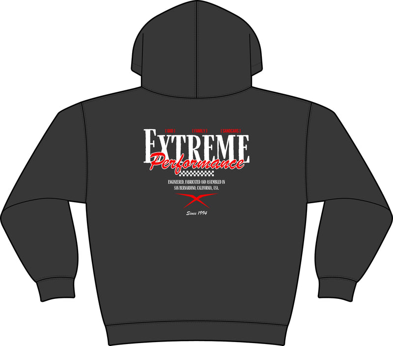 "The 2026 Collection" Black Zip Up Hoodie | Extreme Performance