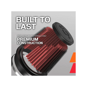 K&N RU-5065XD Universal Clamp-On Air Filter, Tapered Conical, 6.5 in Diameter
