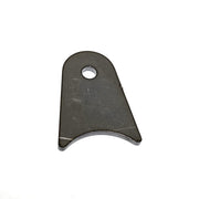 RADIUS FLAT TAB 1/4" HOLE, 1 3/16" HEIGHT, 1 5/8" TUBE, .120" THICK