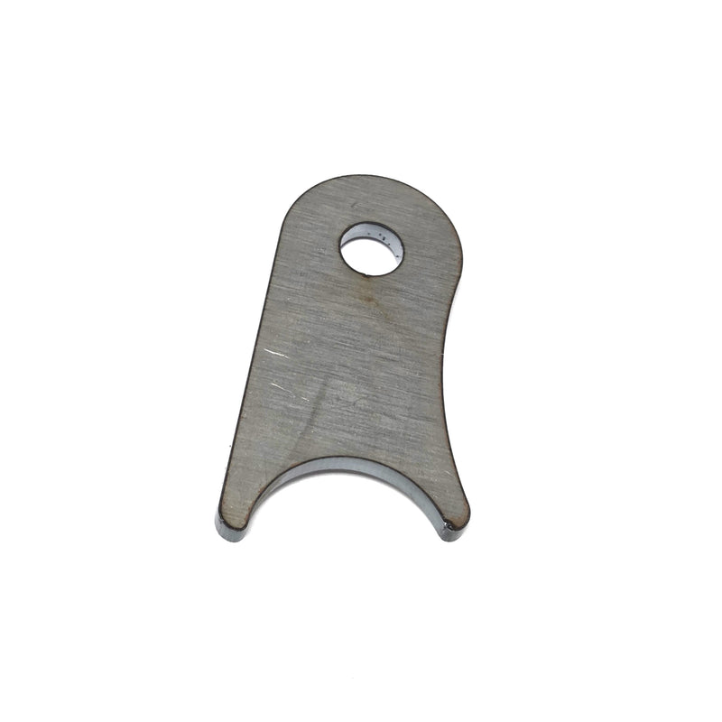 WELD ON SUSPENSION UPPER SHOCK MOUNTING TAB FOR 1 1/2" TUBE, 1/2" HOLE