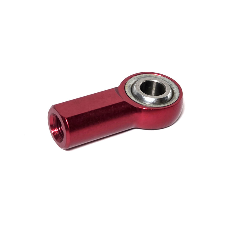 FK Bearing ALJF8T 1/2" Right Hand Thread 1/2" Hole PTFE Coated Female Heim Joint Red Anodized Aluminum