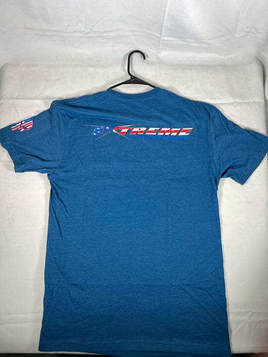 Extreme Performance Usa Flag Blue T-shirt