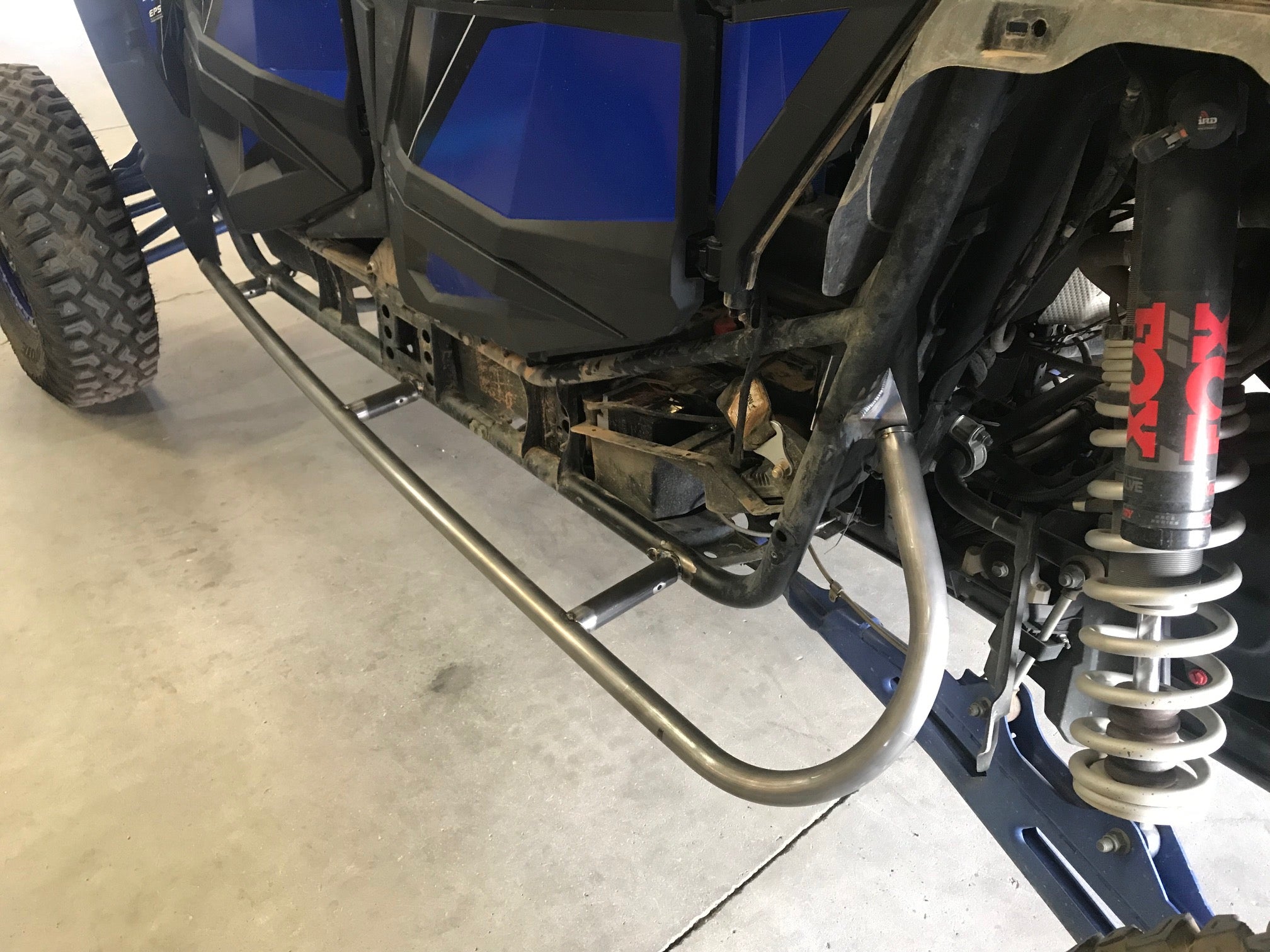 Polaris RZR Turbo S 4 Extreme Nerf Bars / Tree Kickers — Extreme