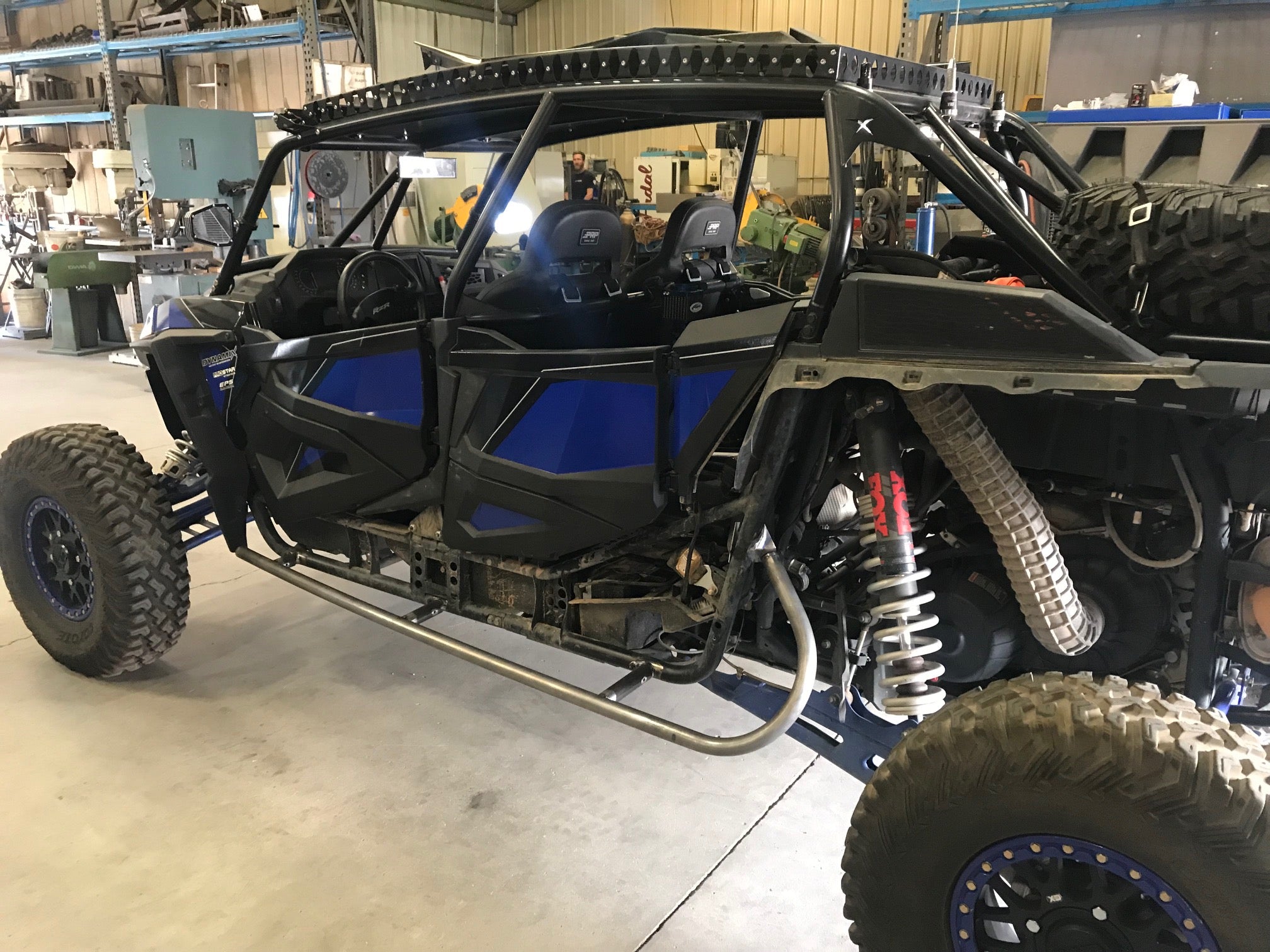 Polaris RZR Turbo S 4 Extreme Nerf Bars / Tree Kickers — Extreme